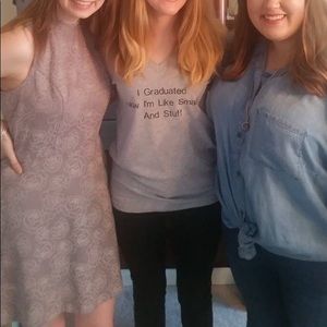 LC Lauren Conrad halter flannel dress